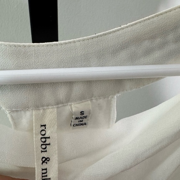 Robbi & Nikki by Robert Rodriguez White Halter Sheath Mini Dress - Picture 5 of 8